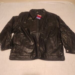 Vintage Marlboro Gear Leather Jacket
